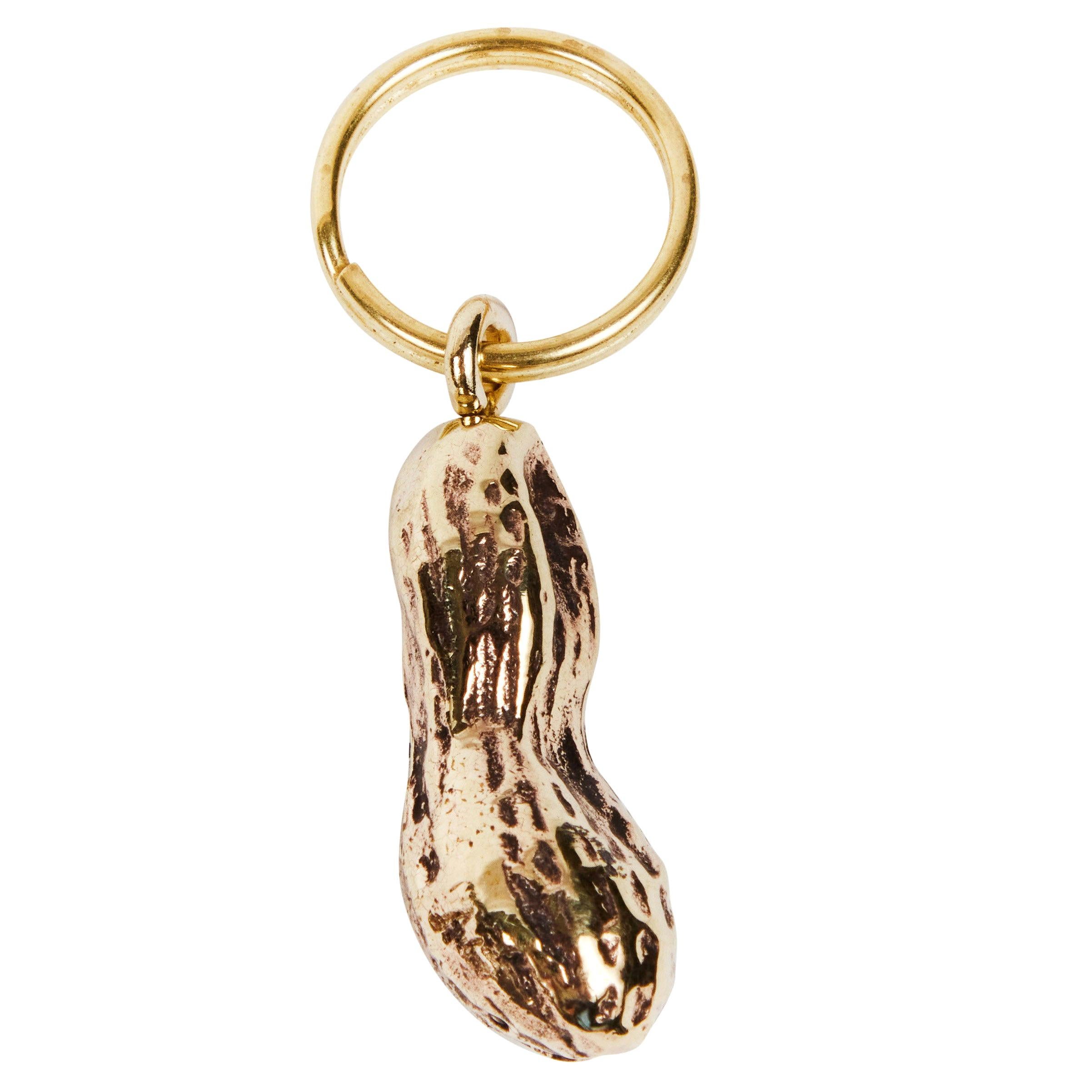 Carl Auböck Model #5617 'Peanut' Brass Figurine Keyring