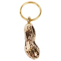 Carl Auböck Model #5617 'Peanut' Brass Figurine Keyring