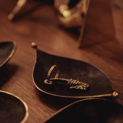 Carl Auböck Model #5655 'Seahorse' Brass Figurine Keyring