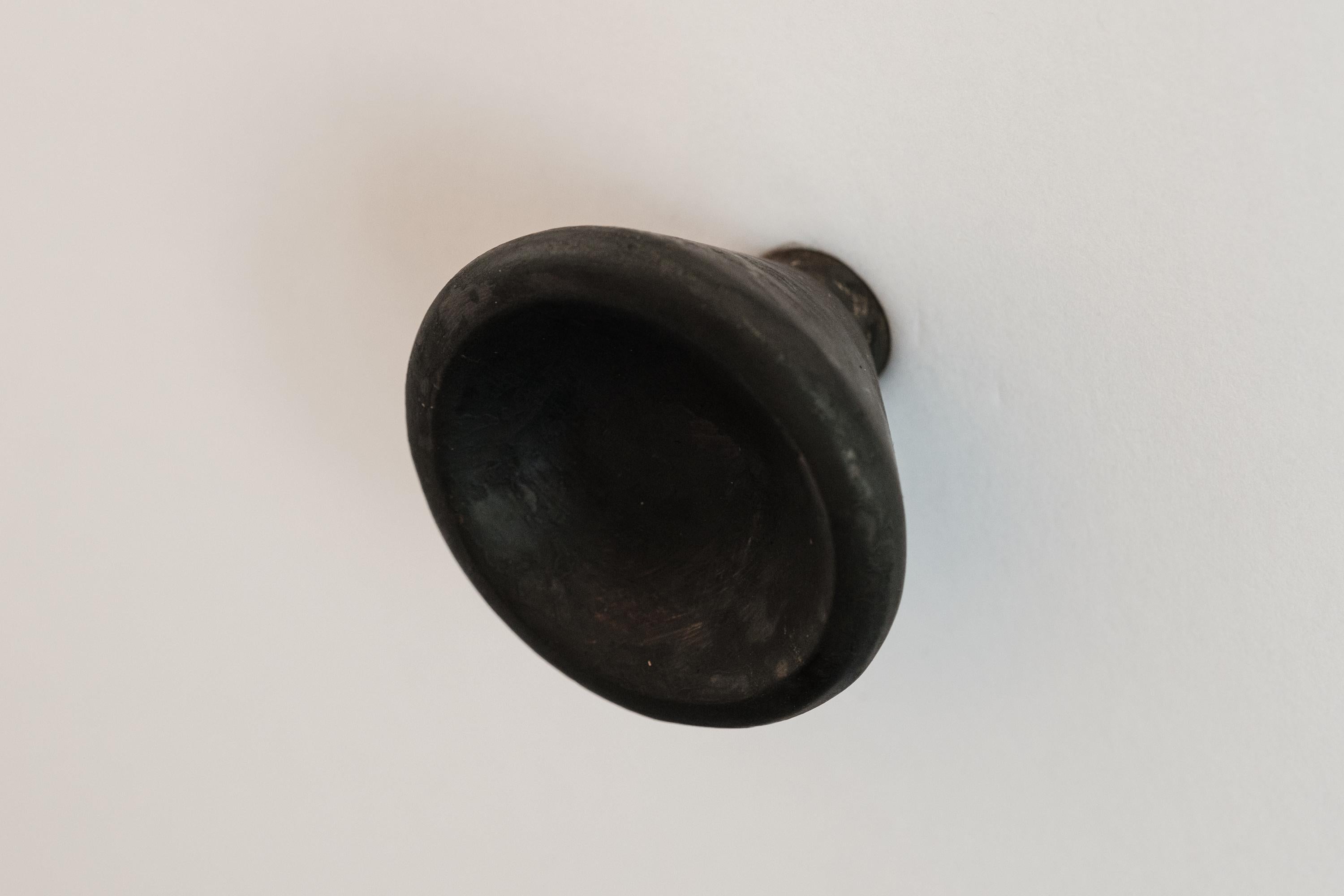 Contemporary Carl Auböck Model #8040-1 Patinated Brass Knob For Sale