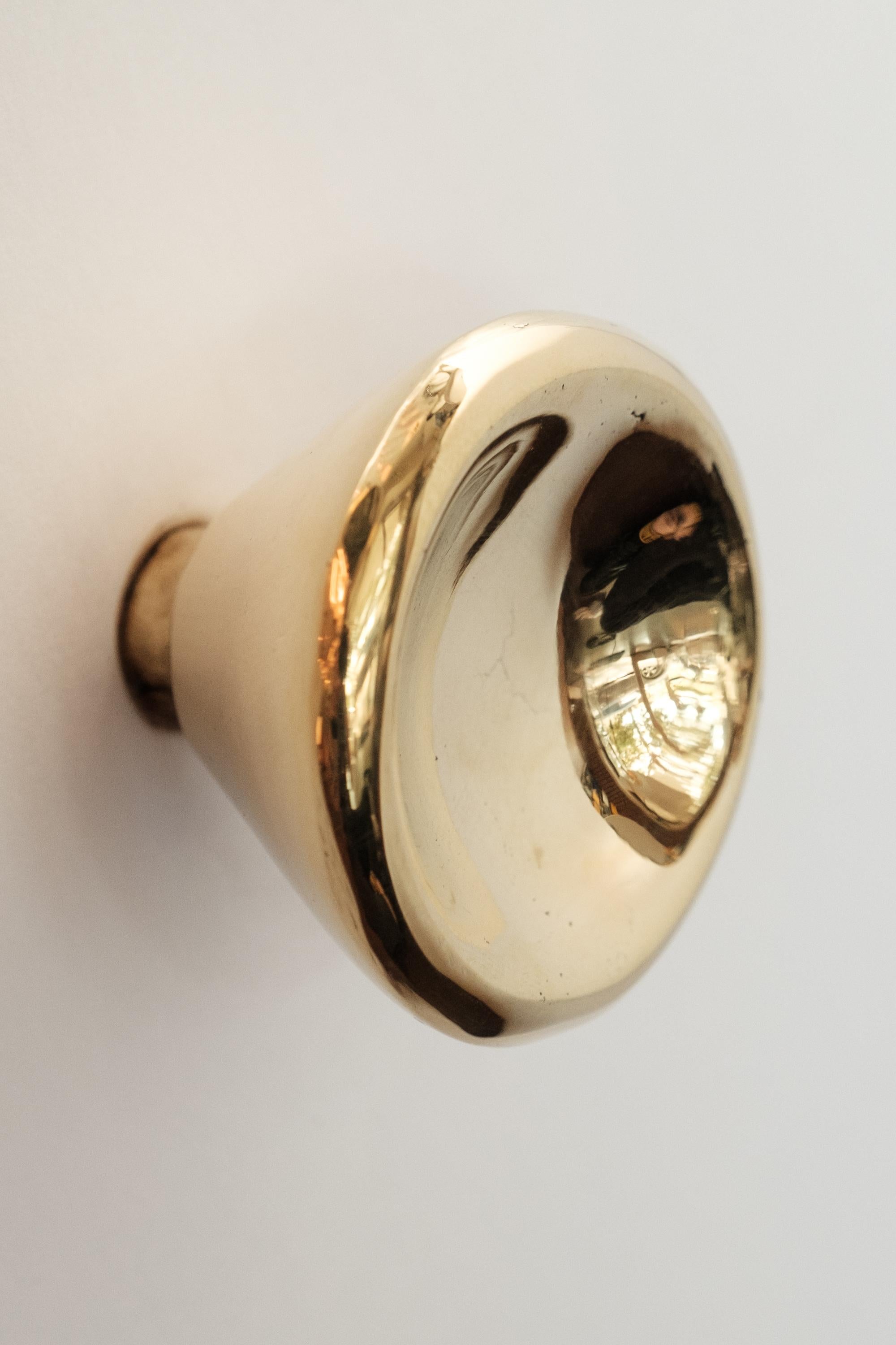 Carl Auböck Model #8040-1 Polished Brass Knob For Sale 2