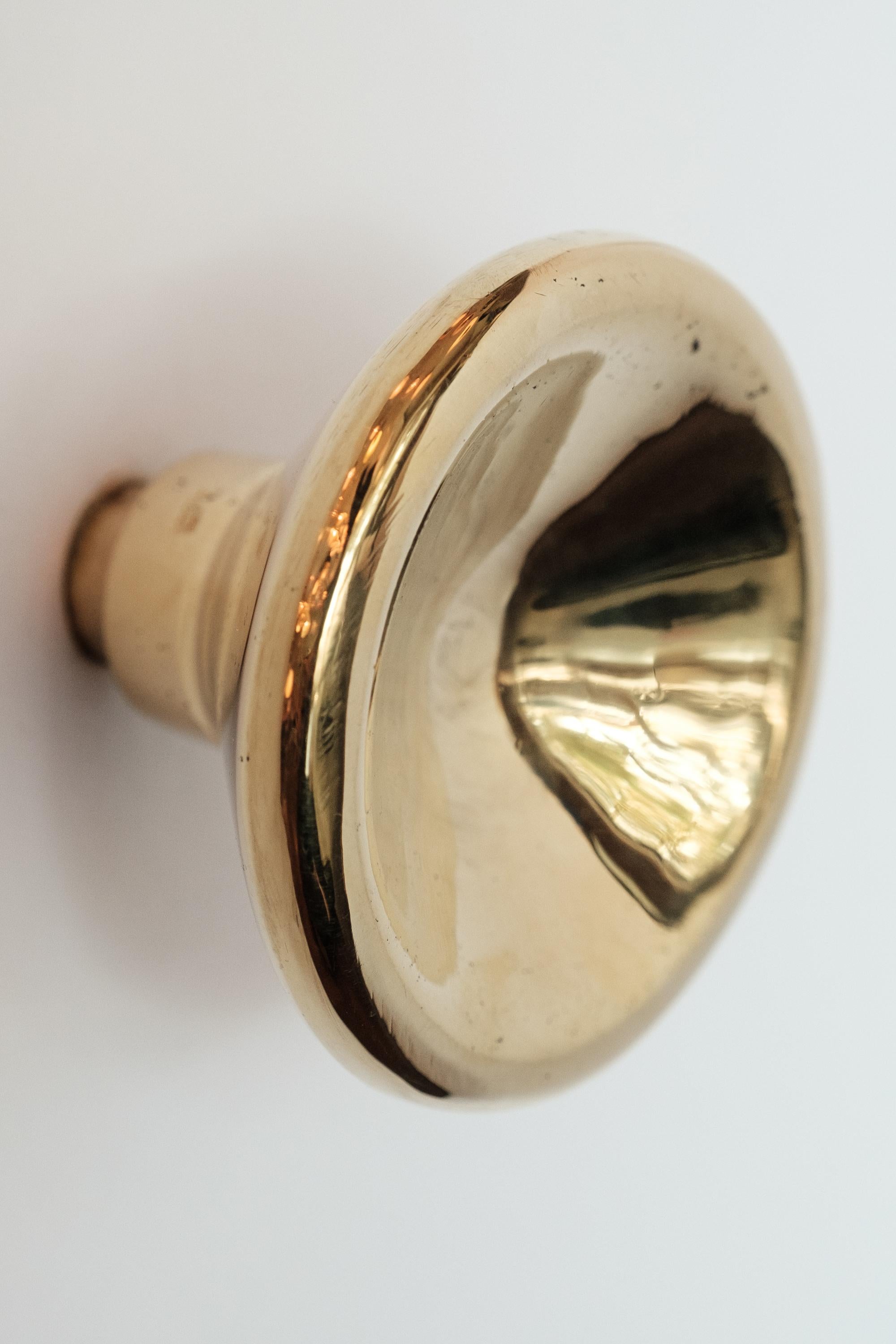 Carl Auböck Model #8040-2 Polished Brass Knob For Sale 5