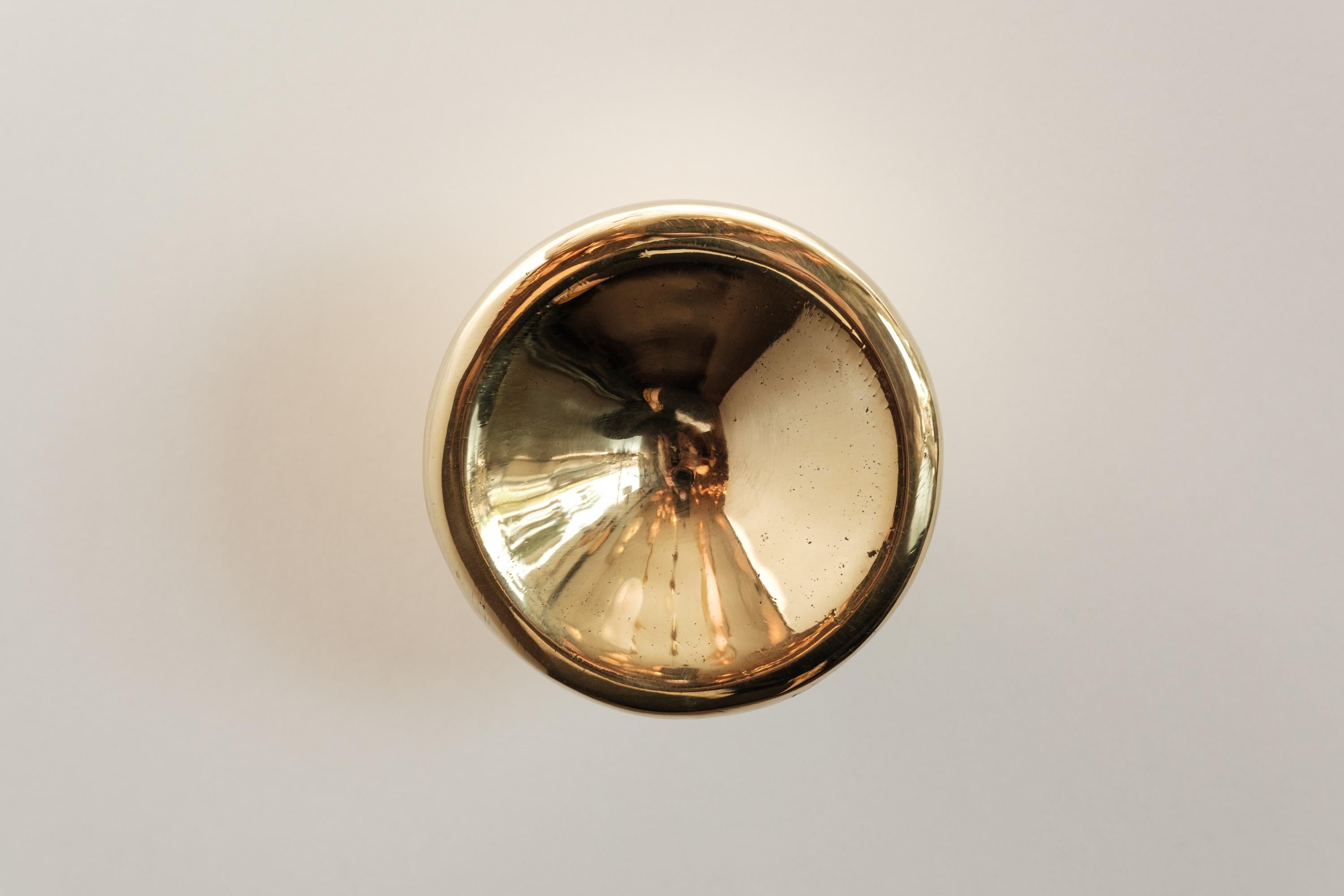 Carl Auböck Model #8040-2 Polished Brass Knob For Sale 1