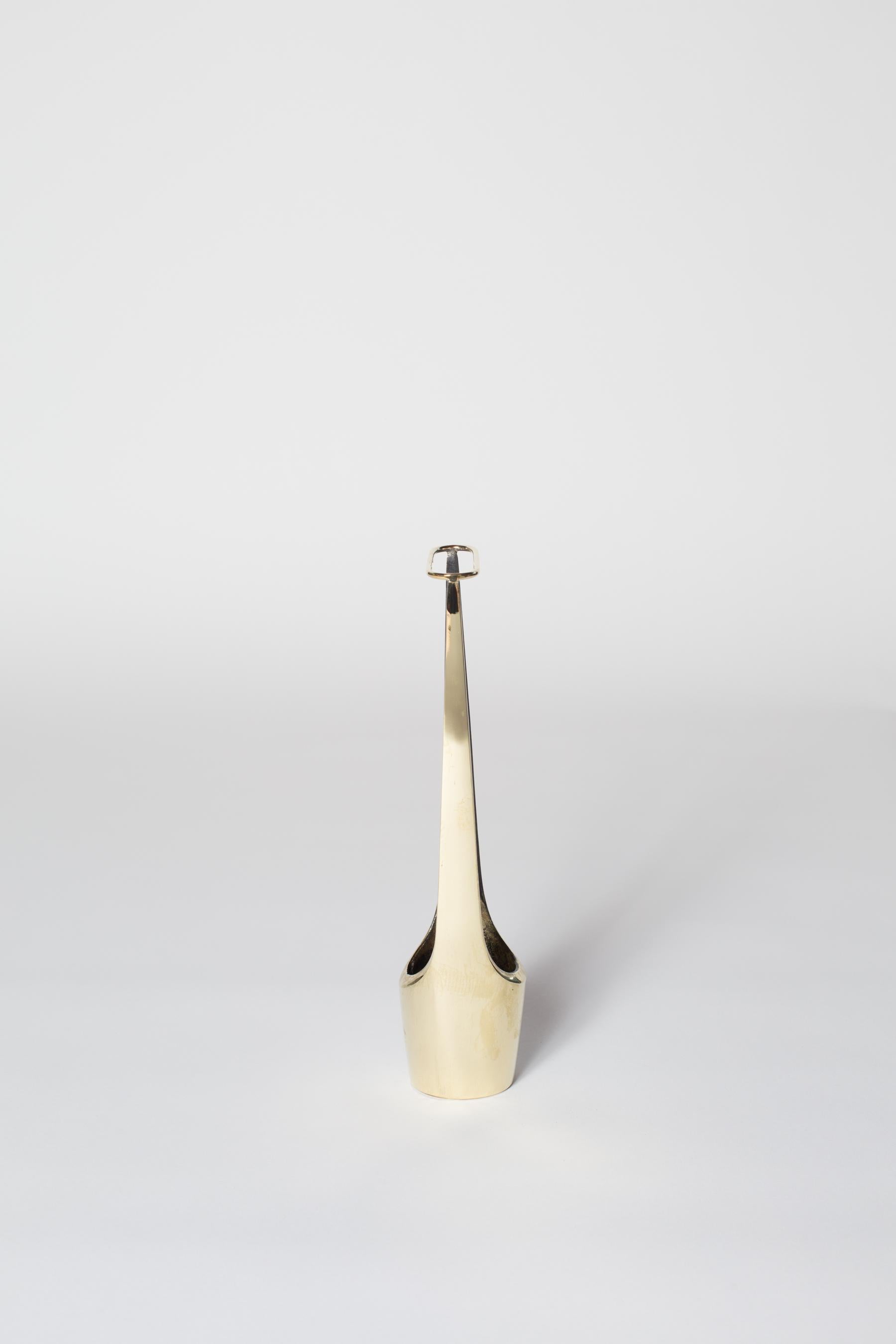 Carl Auböck Model #7228 Patinated Brass Vase For Sale 4