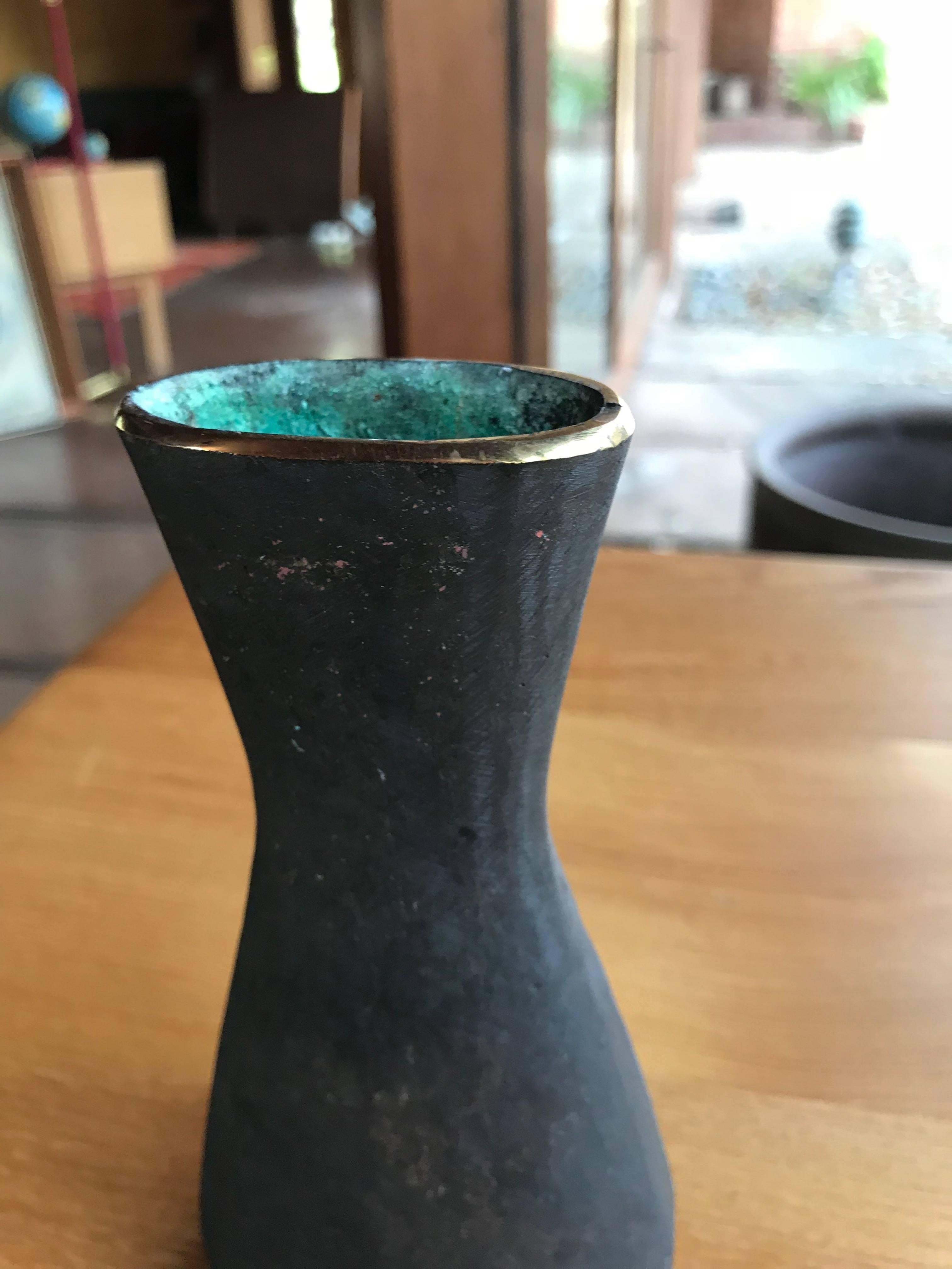 Contemporary Carl Auböck Model #7231 Brass Vase