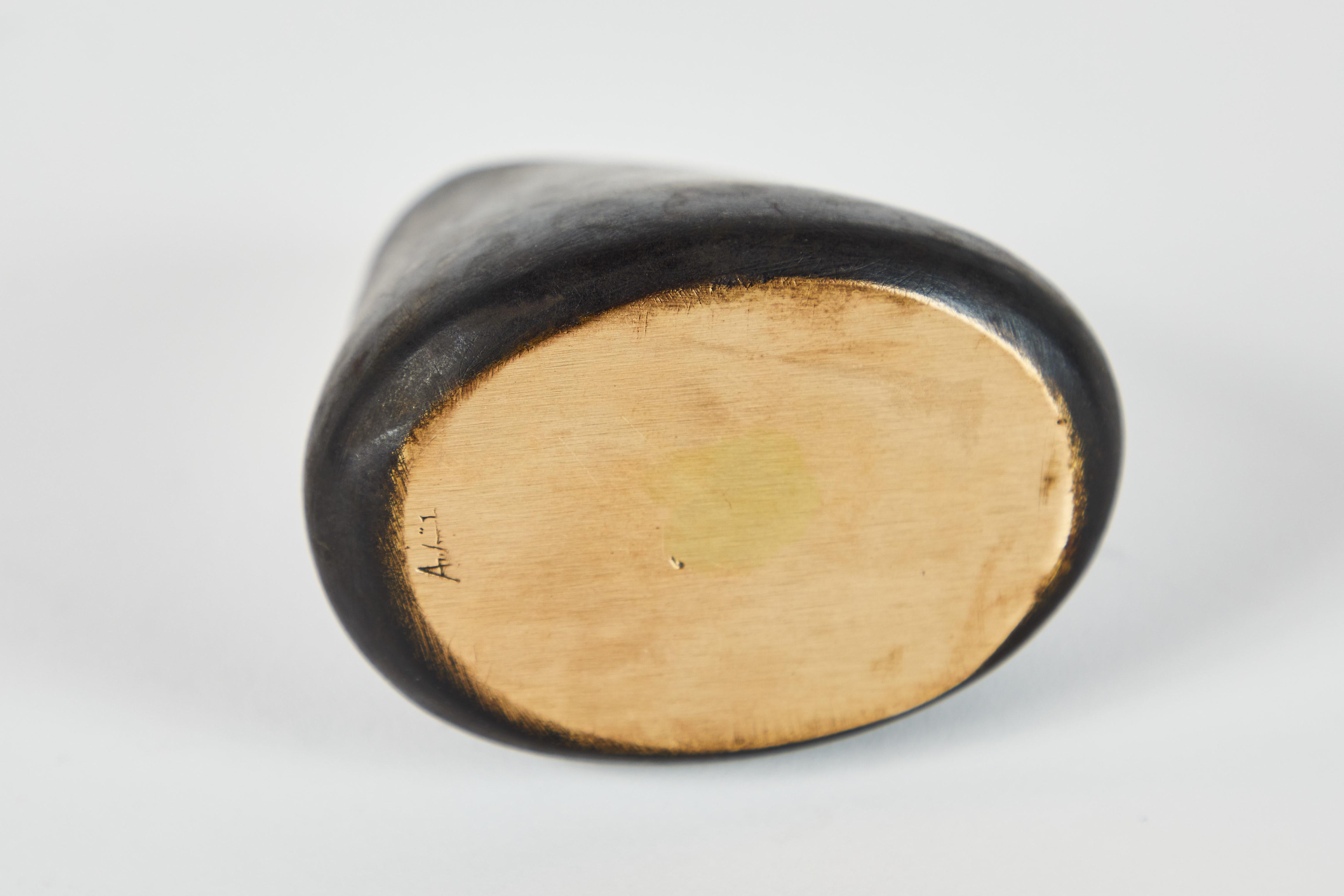 Ottone Vaso in ottone Carl Auböck modello #7240 in vendita