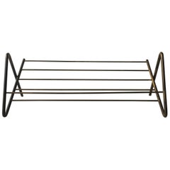 Carl Auböck Modernist Book Stand, Brass, Austria, 1950s