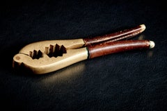 Carl Auböck Nutcracker in Brass and Leather, Austria, 1960s