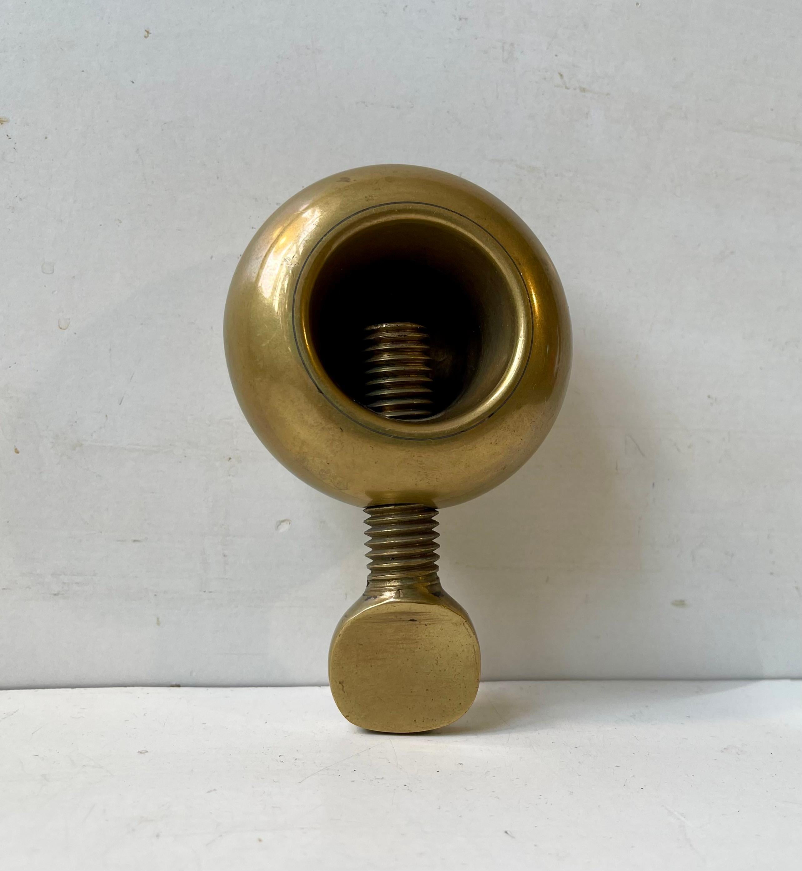 Carl Auböck Nutcracker in Brass for Werkstätte Carl Auböck, Austria 1950s For Sale 4