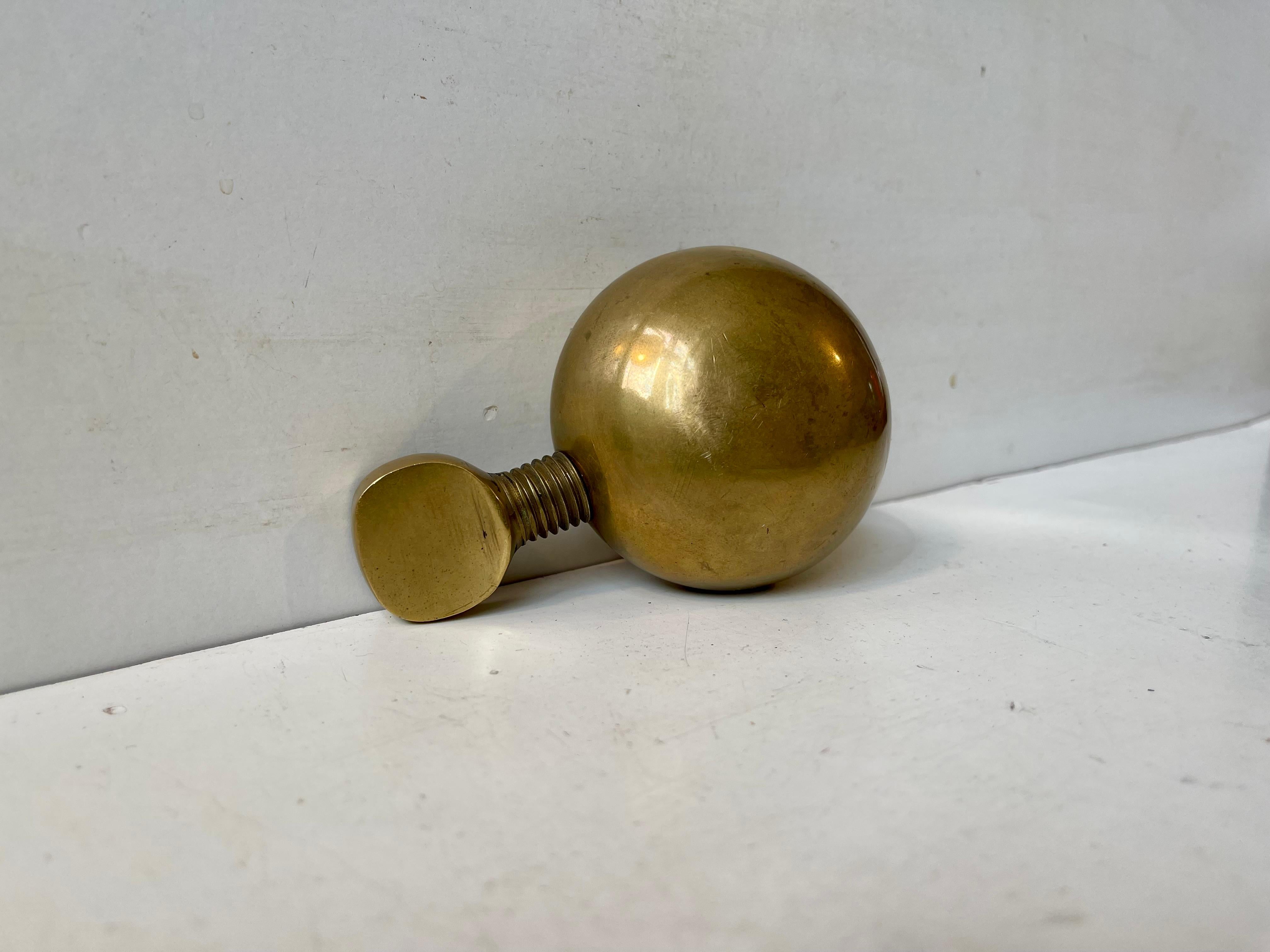 Mid-20th Century Carl Auböck Nutcracker in Brass for Werkstätte Carl Auböck, Austria 1950s For Sale