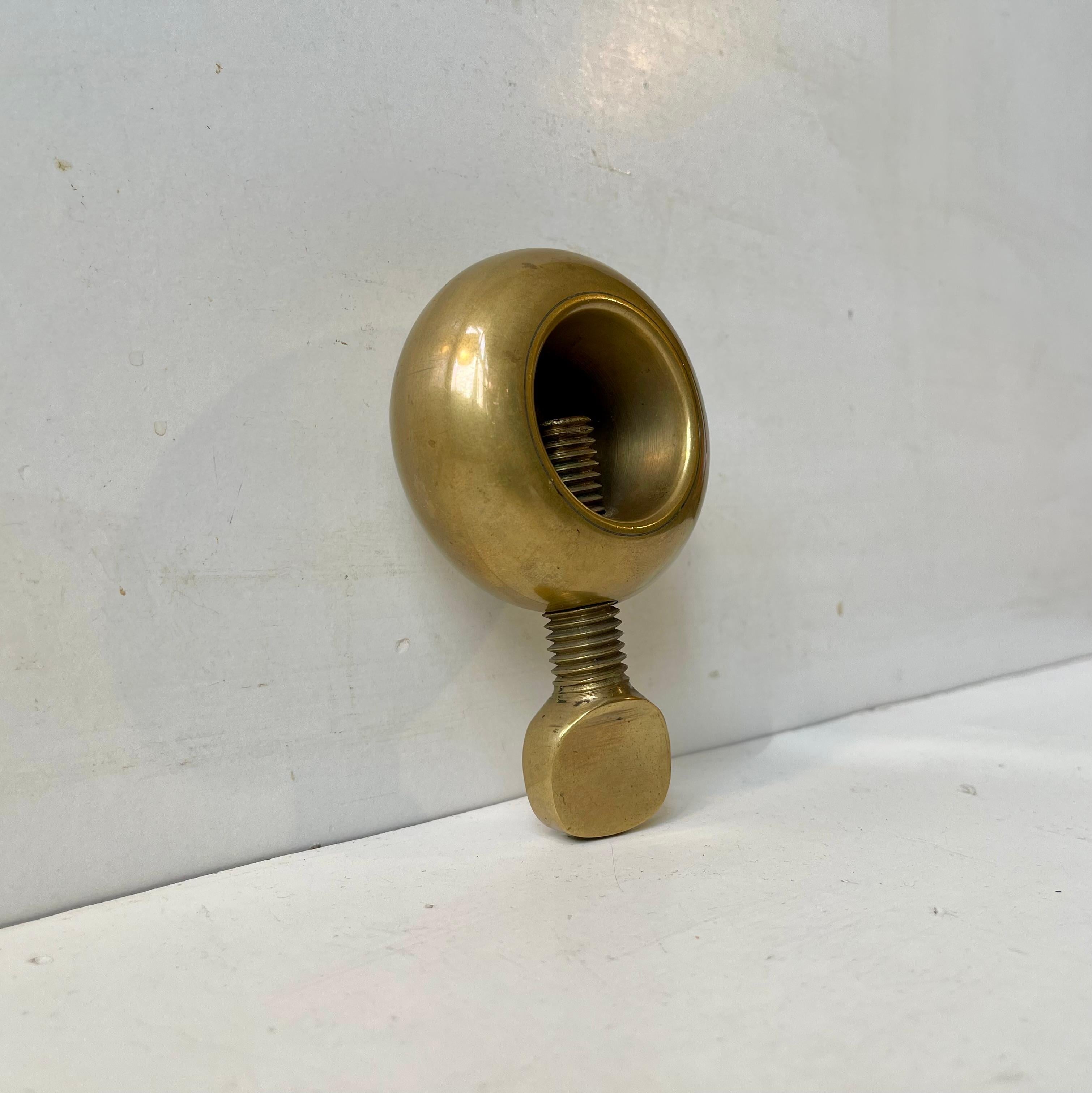 Carl Auböck Nutcracker in Brass for Werkstätte Carl Auböck, Austria 1950s For Sale 1