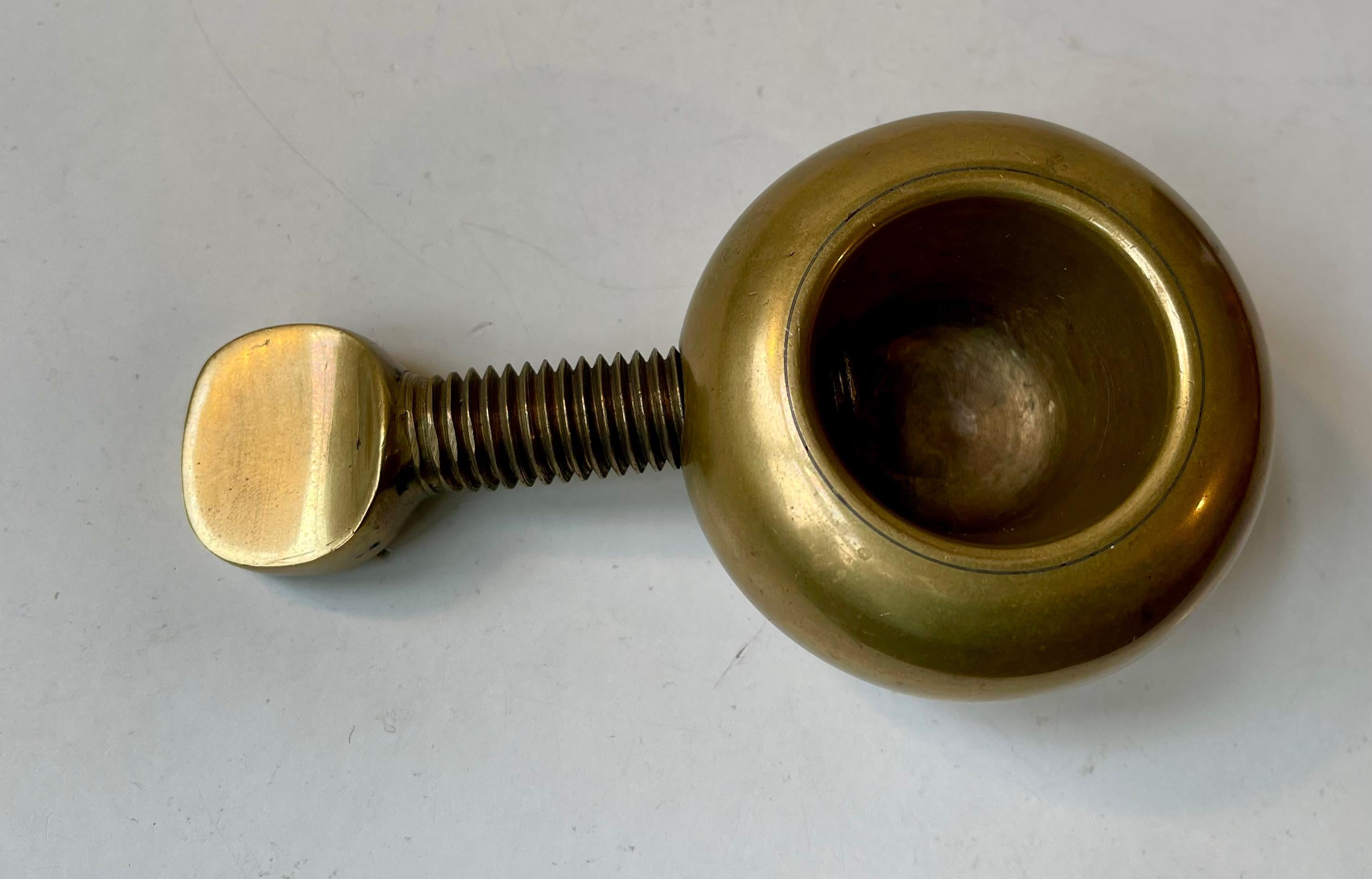Carl Auböck Nutcracker in Brass for Werkstätte Carl Auböck, Austria 1950s For Sale 2