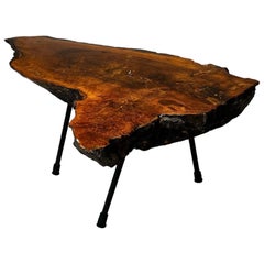Vintage Carl Auböck Original Large Tree Trunk Table 'Model No. 7' Austria 1950s