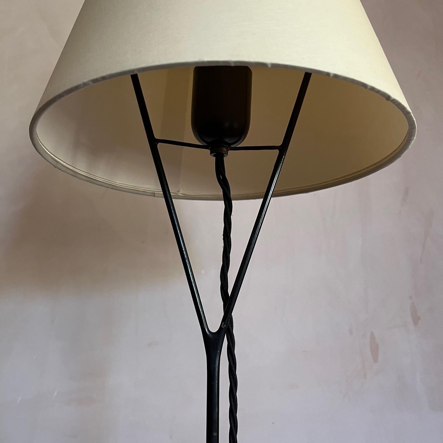 Austrian Carl Aubock original rare early example of Vice Versa floor lamp c.1950’s For Sale