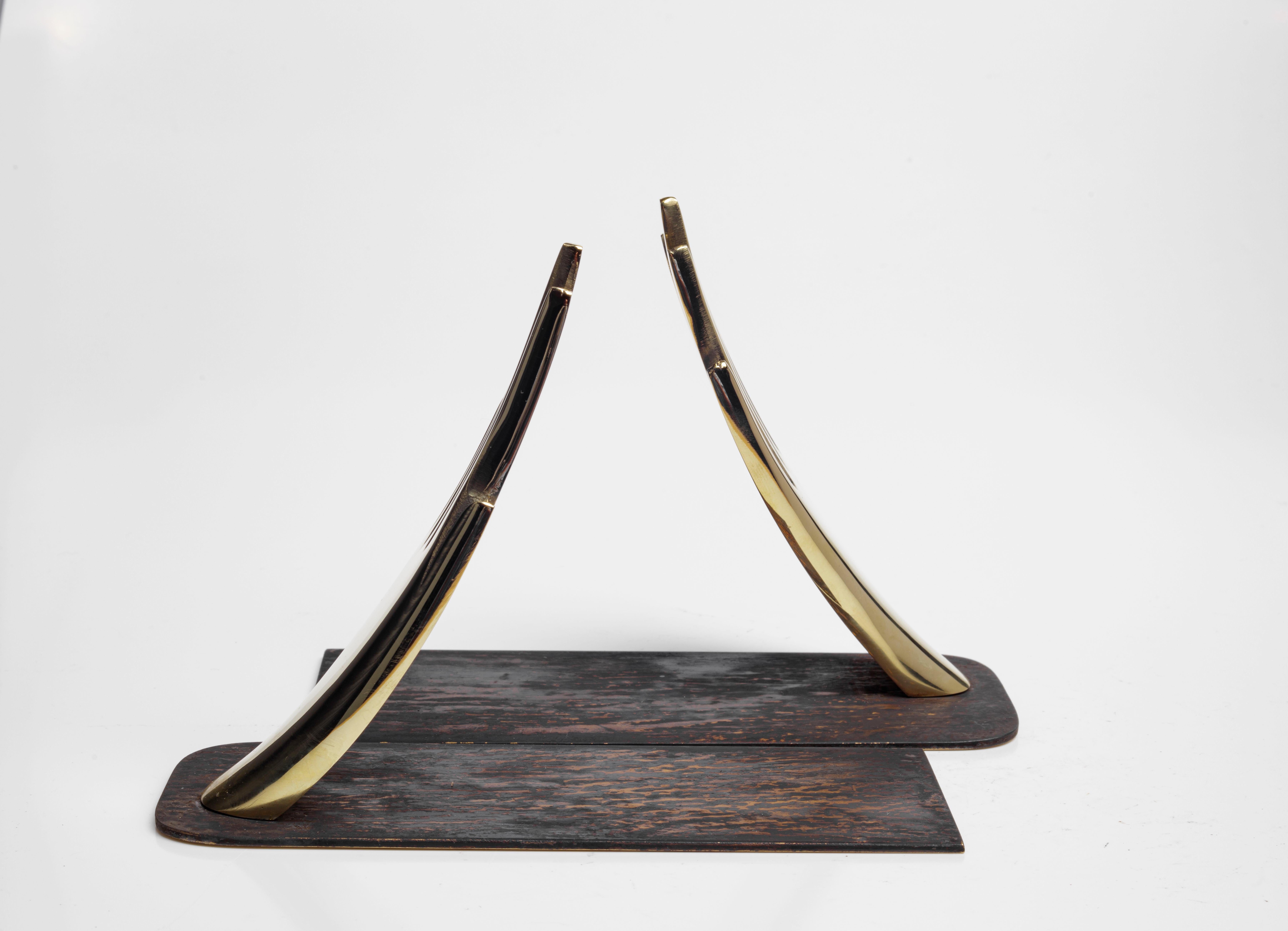 Carl Auböck Pair of #1928 Bookends 