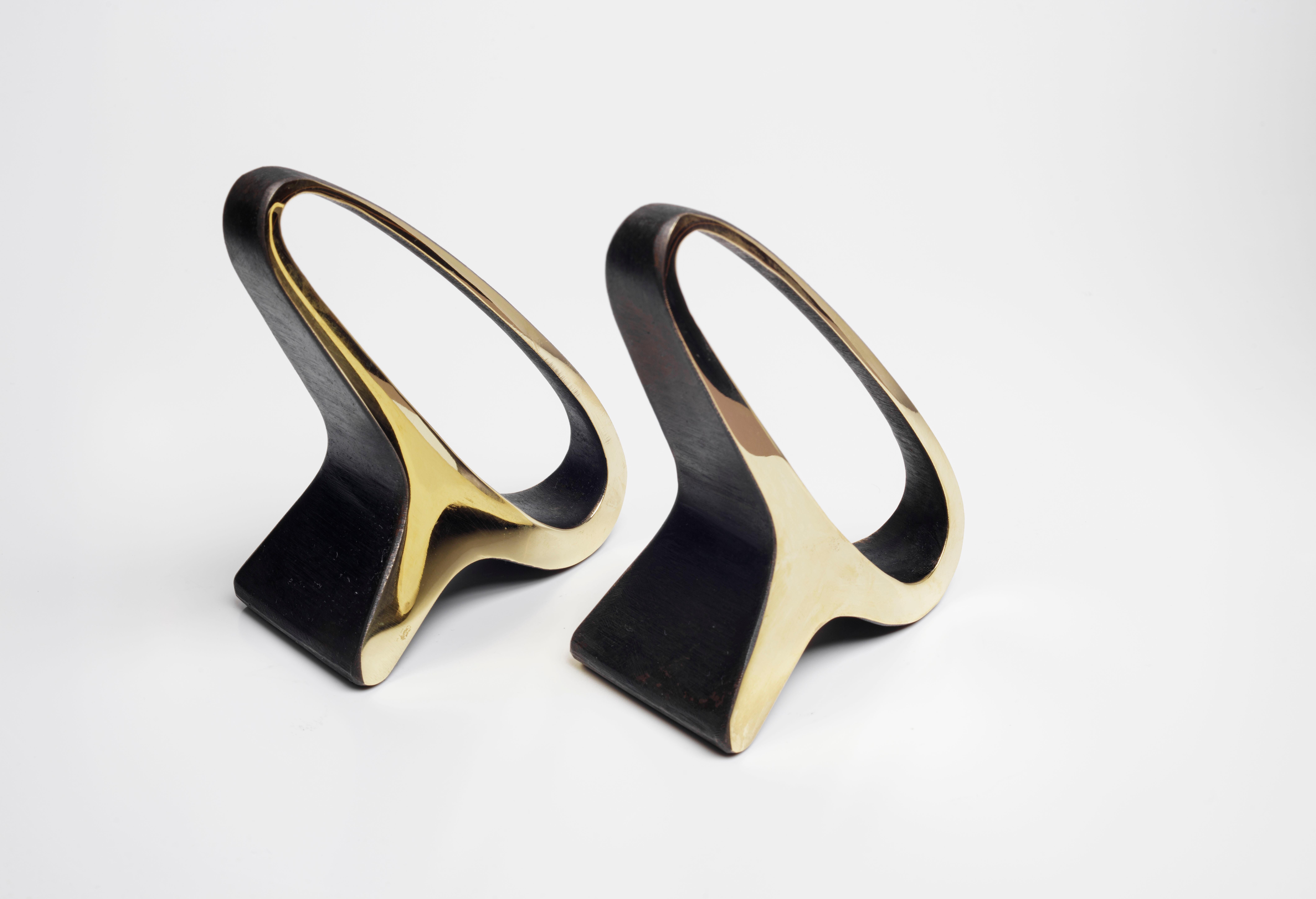 Carl Auböck pair of #3848 bookends 