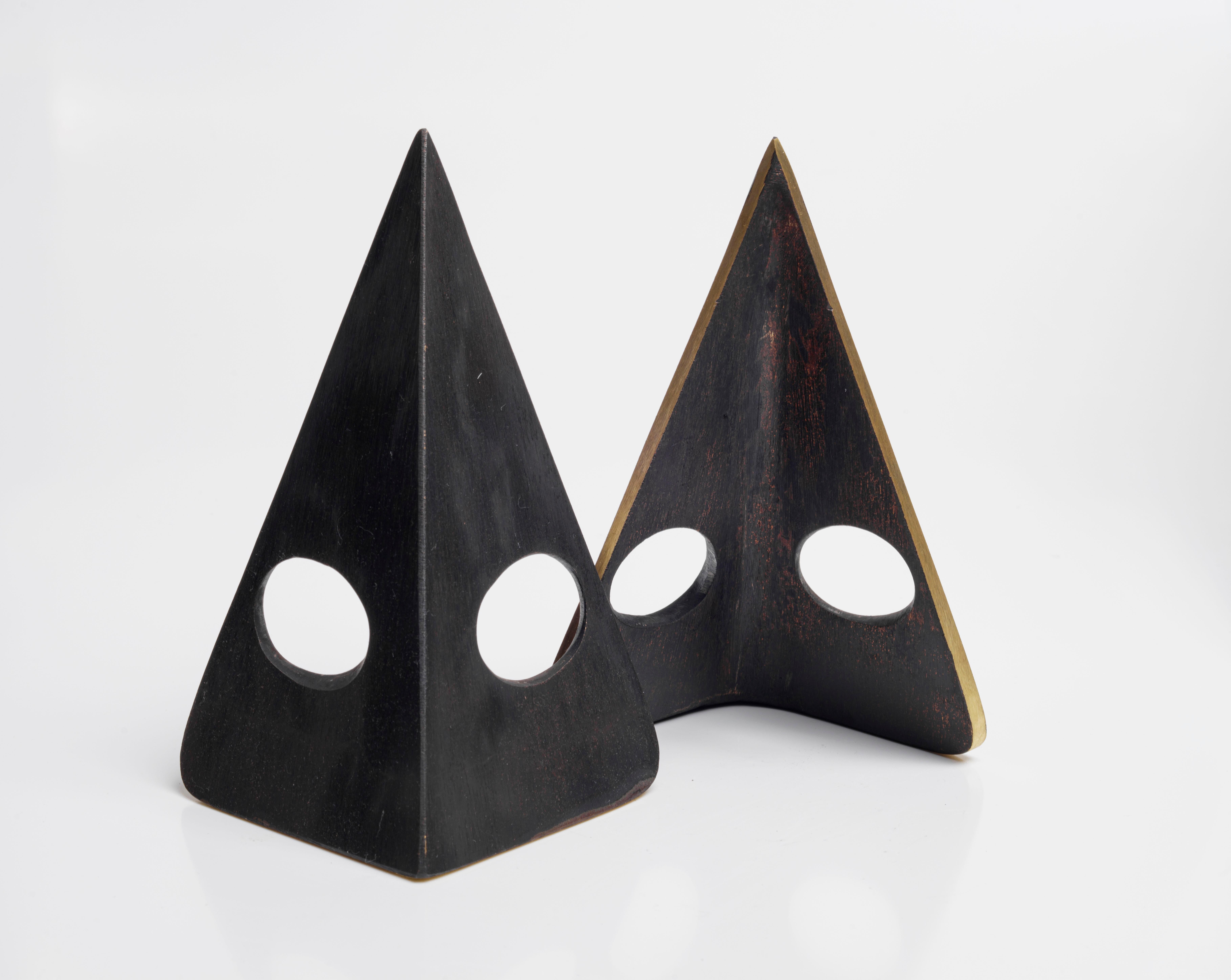 Contemporary Carl Auböck Pair of #4100 Bookends 