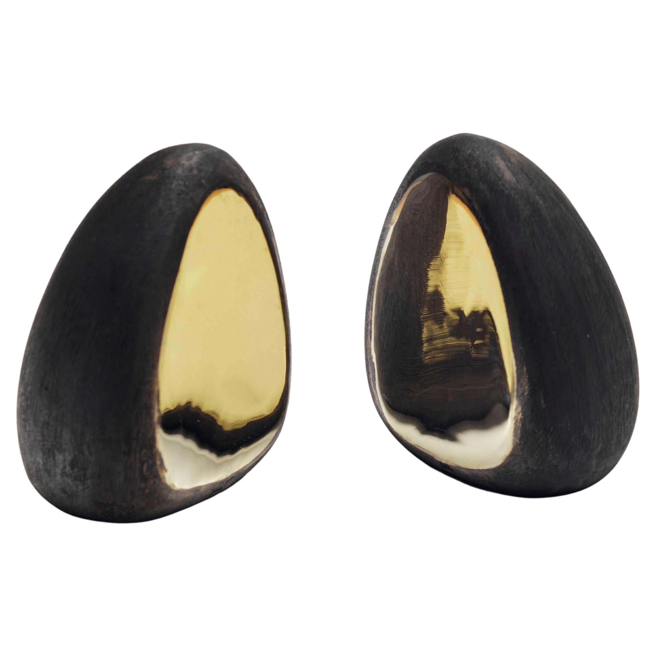 Carl Auböck Pair of #4636 Bookends "Drop", Austria, 2022 For Sale
