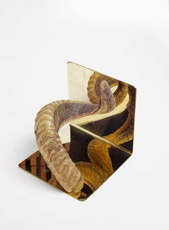 Carl Auböck Pair of #5673 Bookends "Horn", Austria 2022