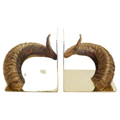 Carl Auböck Pair of #5673 Bookends "Horn", Austria 2022