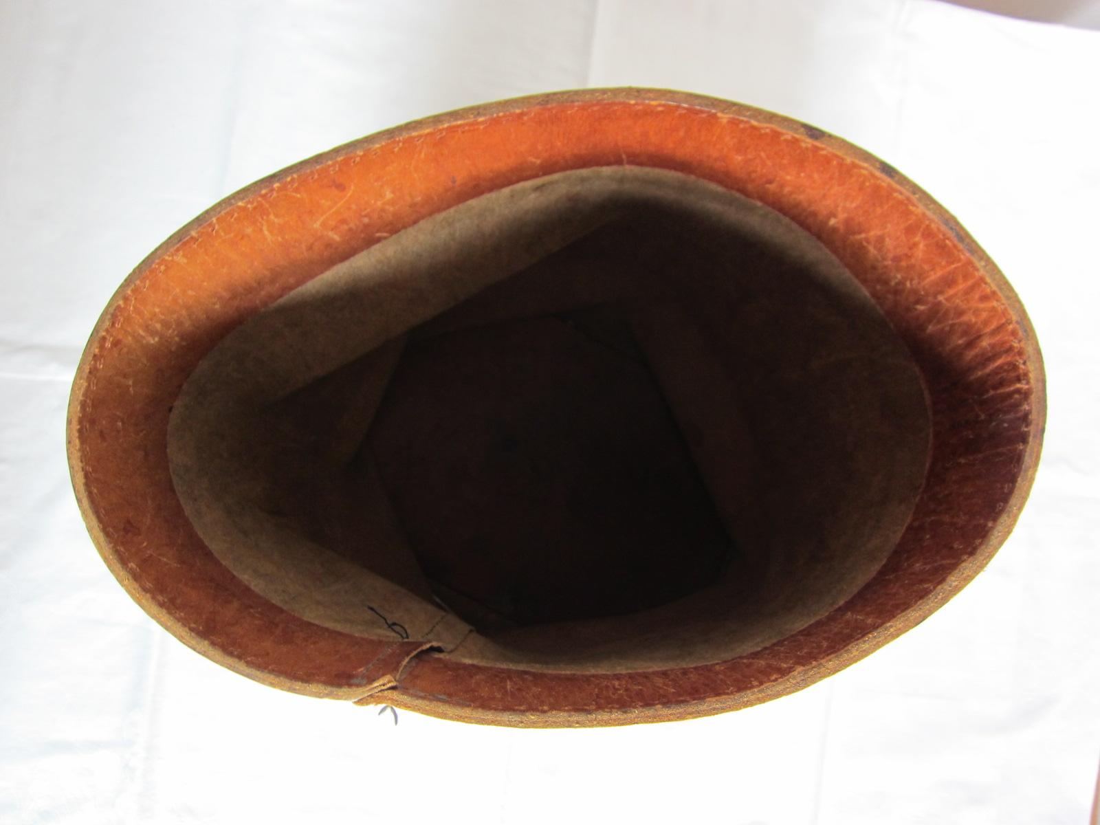 Hand-Crafted Carl Auböck Paper Waste Bin Patinaed Leather