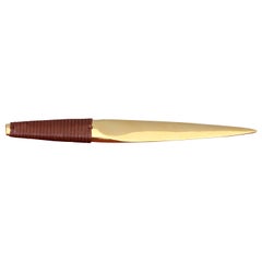 Carl Auböck Paperknife with Leather Handle