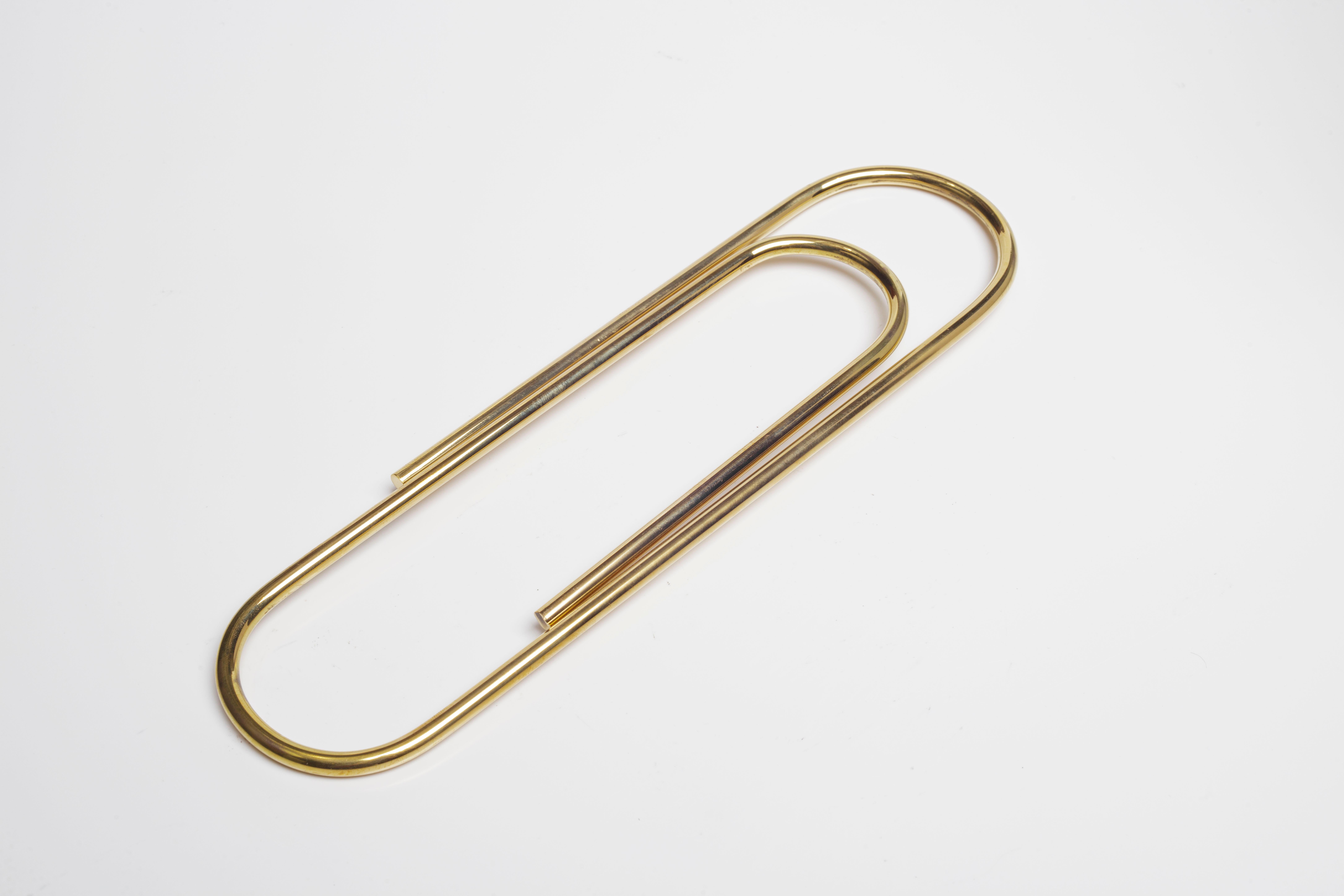 Contemporary Carl Auböck Paperweight #4751-1 Paperclip, Austria For Sale