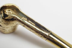 Carl Auböck Paperweight #5188, Brass Pipe Design, Polished Finish