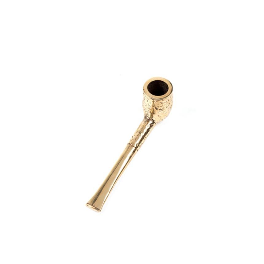 Austrian Carl Auböck Paperweight Pipe #5188, Brass For Sale