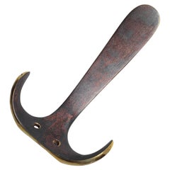 Carl Auböck Patinated #4982-2 Wall Hooks, Austria 2022