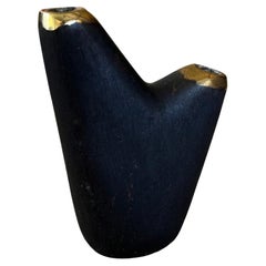 Carl Aubock Patinated Brass "Aorta" Vase #3794 S