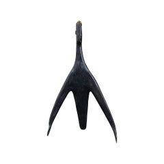 Carl Aubock Patinated Brass Architect Sculpture #4061