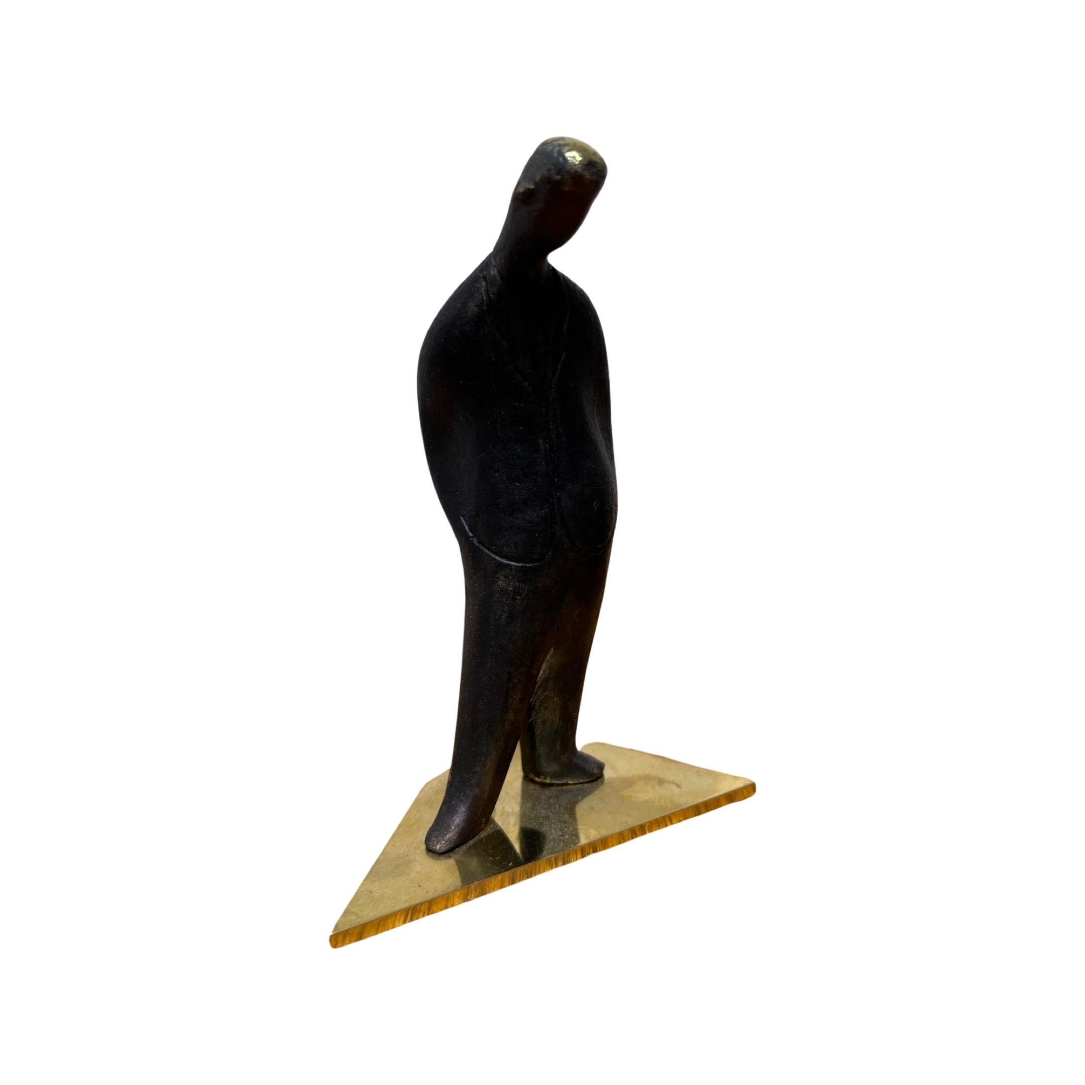 Contemporary Carl Aubock Patinated Brass 