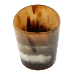 Carl Auböck Pen Pencil Holder, Brass Horn, 1950s