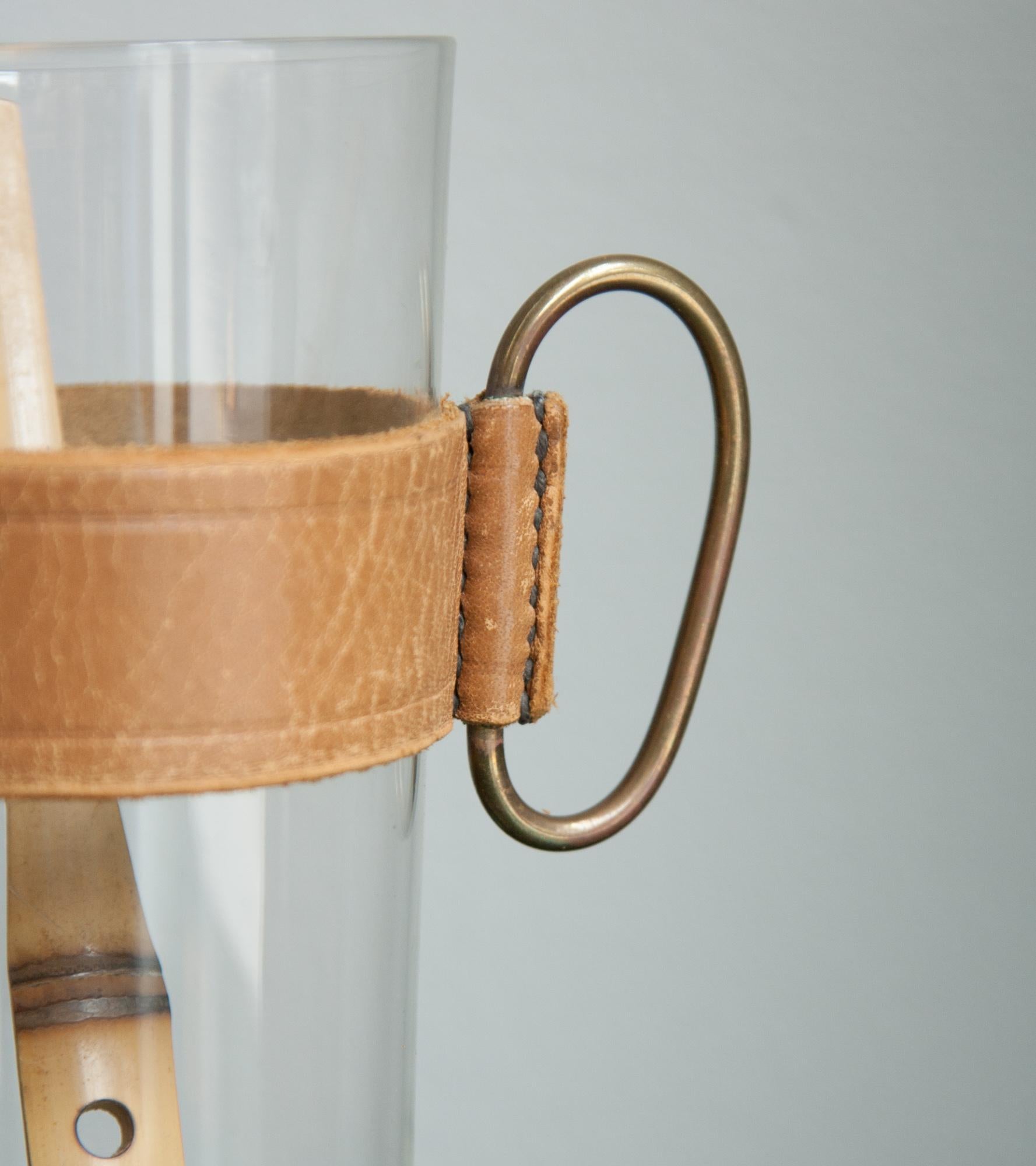 Carl Auböck Pitcher and Bamboo Stirrer In Excellent Condition For Sale In London, GB