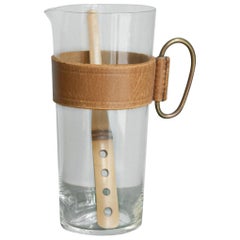 Carl Auböck Pitcher and Bamboo Stirrer