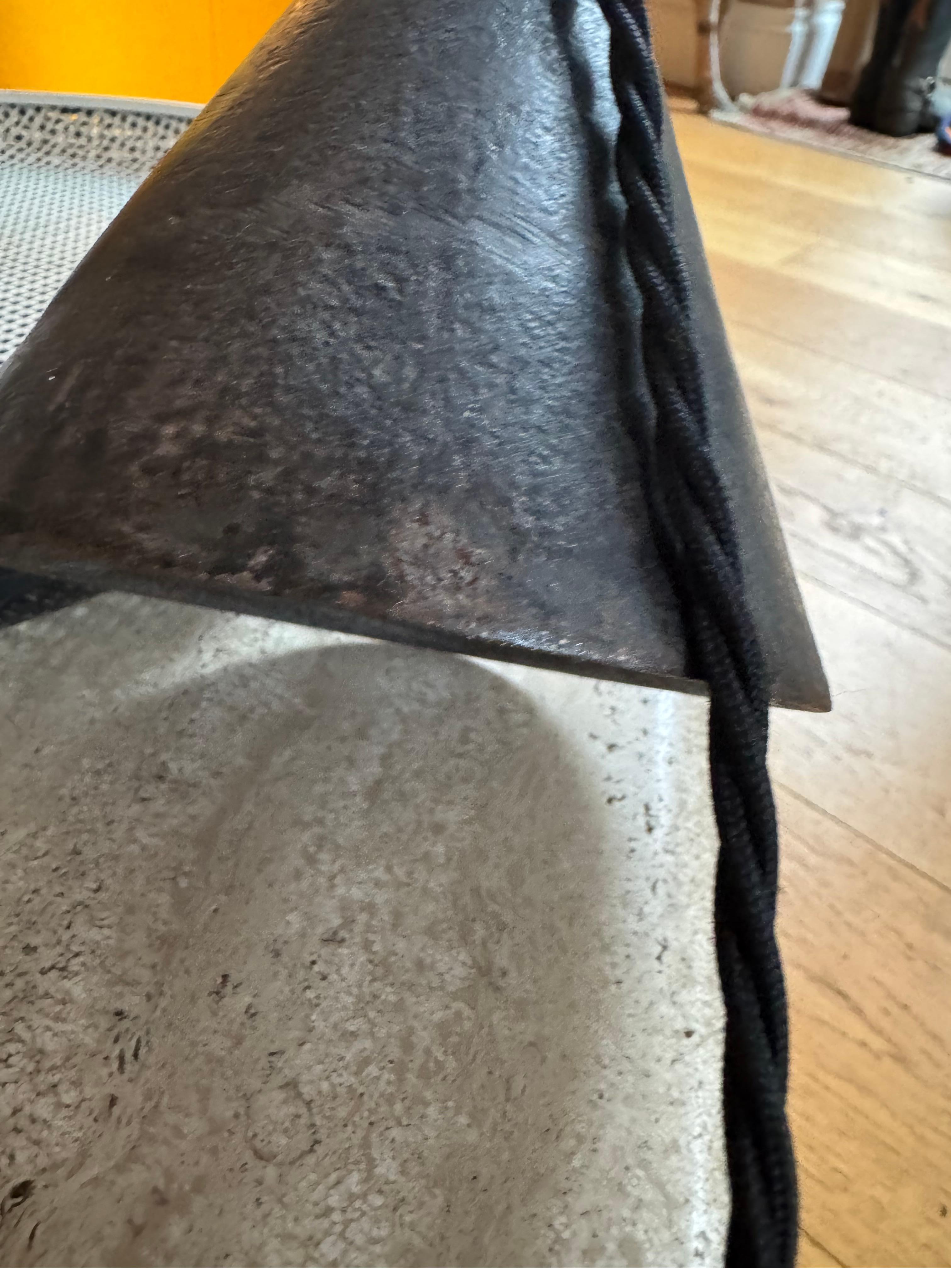 Lámpara de pie Carl Aubock rara 1ª edición Vice Versa Metal en venta