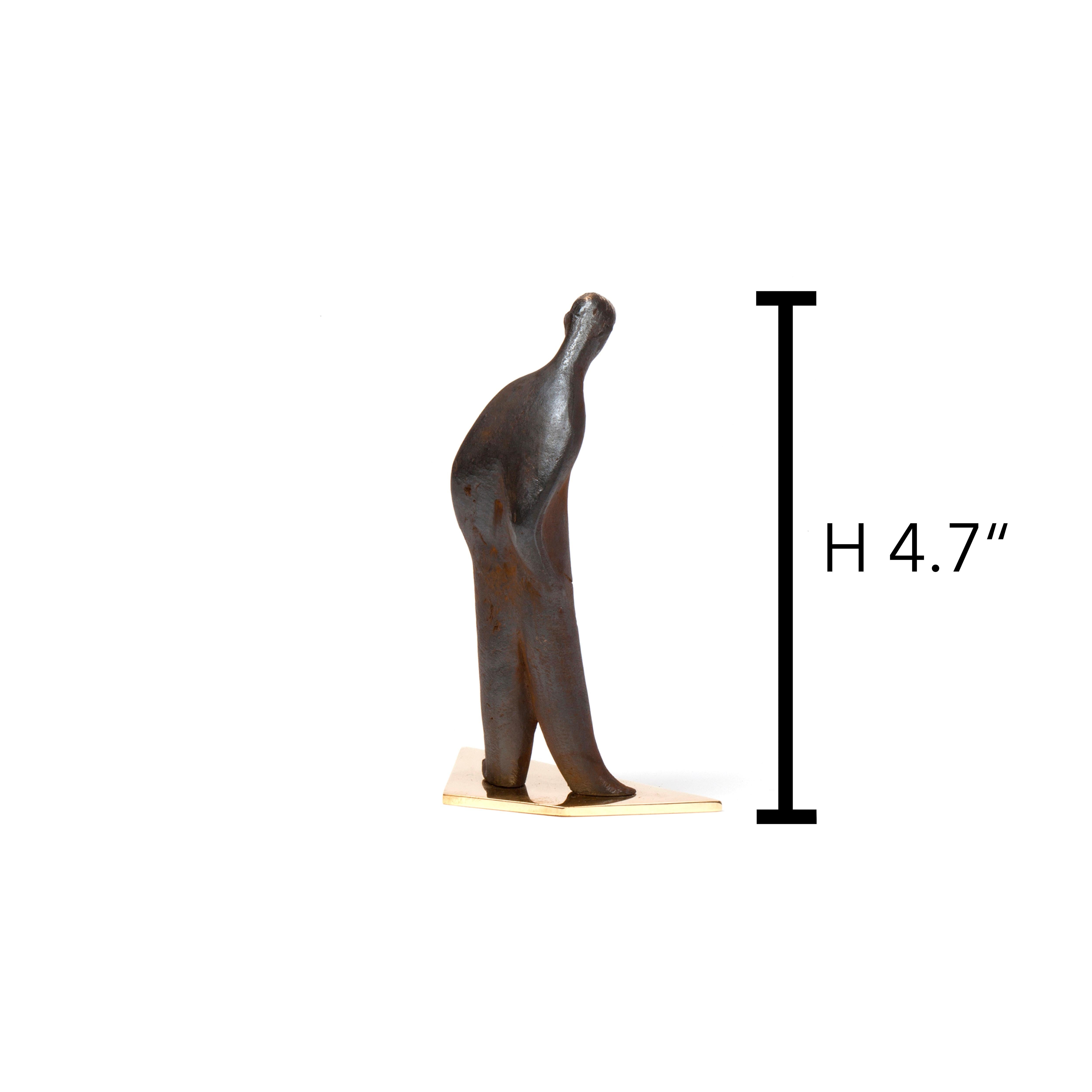 Mid-Century Modern Carl Auböck Sculpture Standing #4069 For Sale