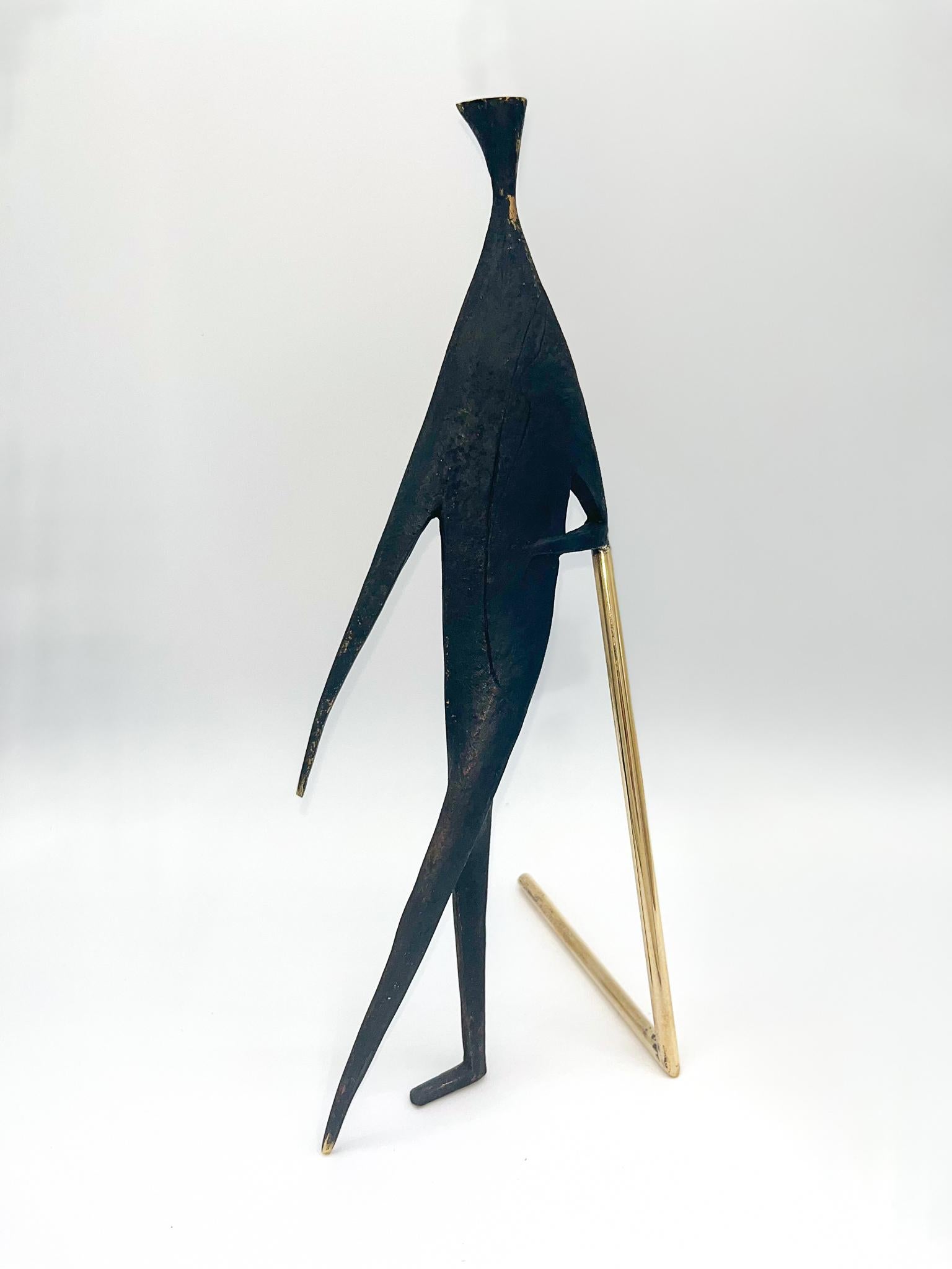  Carl Aubock-Skulptur „Man mit Stick“ von Carl Aubock, 4060 im Angebot 1
