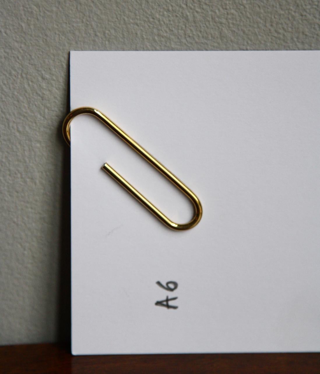Carl Auböck Small Brass Paper Clip #5647 In Excellent Condition In London, GB