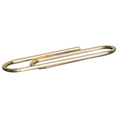 Vintage Carl Auböck Small Brass Paper Clip #5647