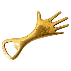 Vintage Carl Auböck Solid Bronze Hand Opener