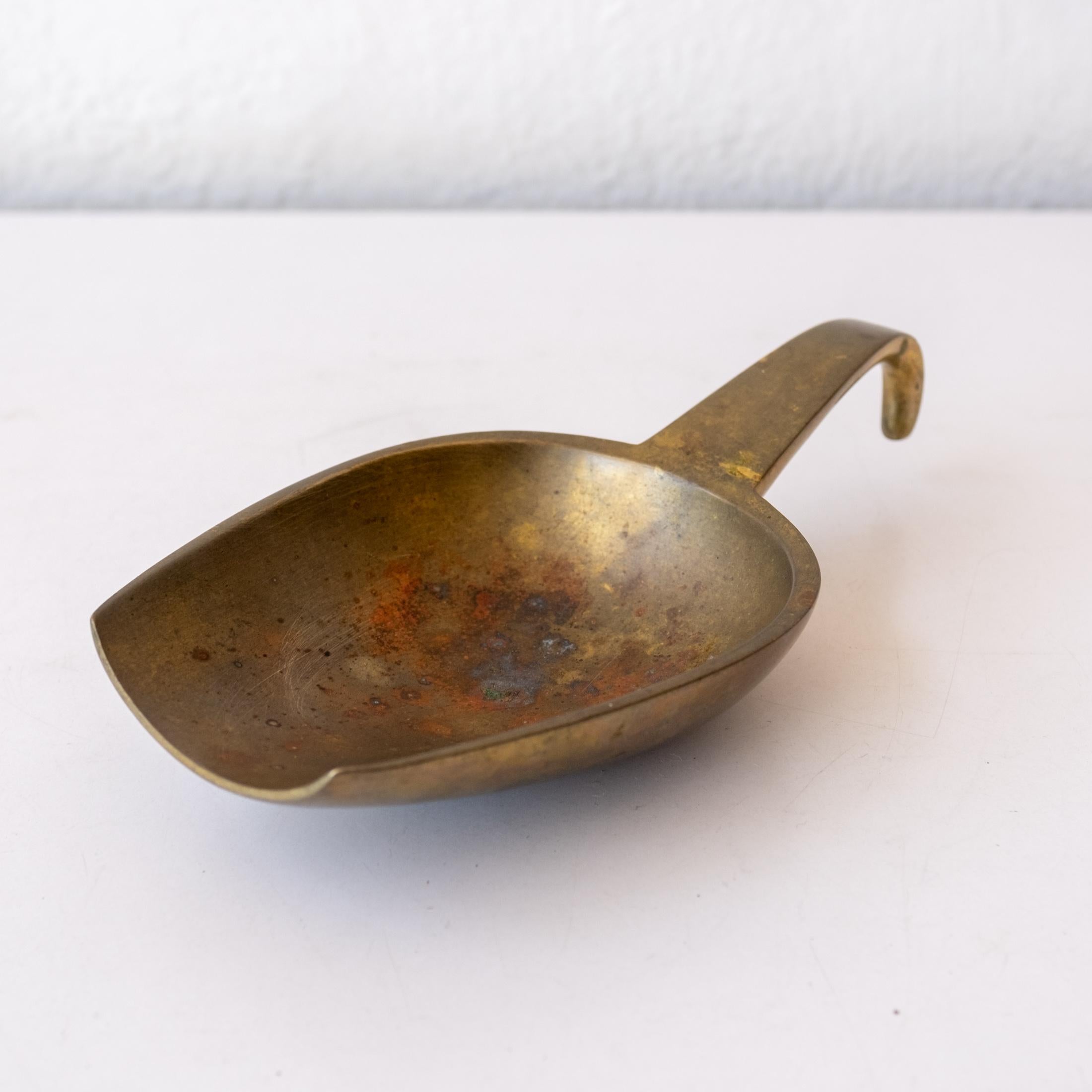 Austrian Carl Auböck Solid Bronze Scoop Bowl