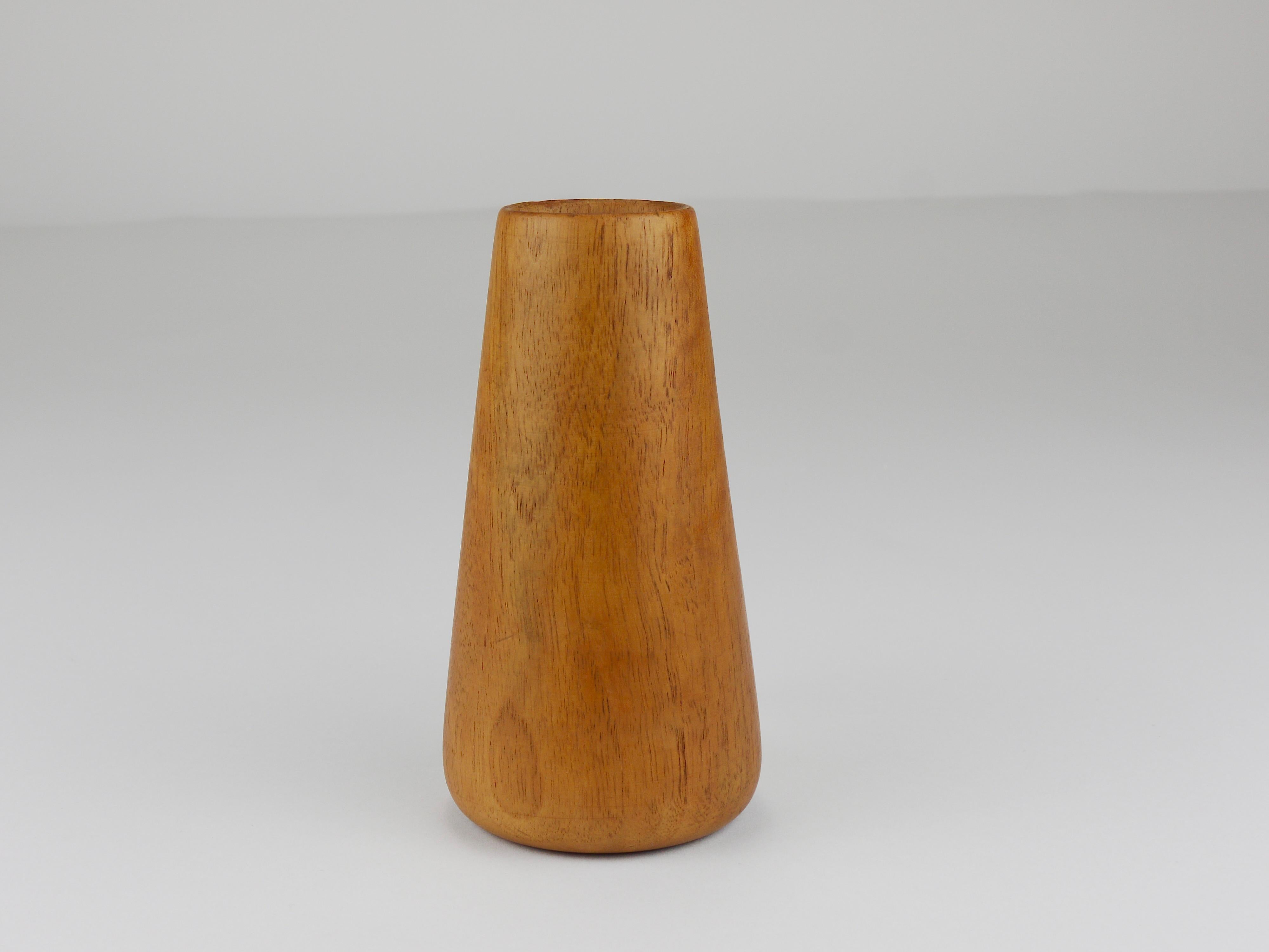 Carl Auböck Strohhalmhalter & Korkenzieher, Nussbaum & Messing, Österreich, Mitte des Jahrhunderts, 1950 im Angebot 4