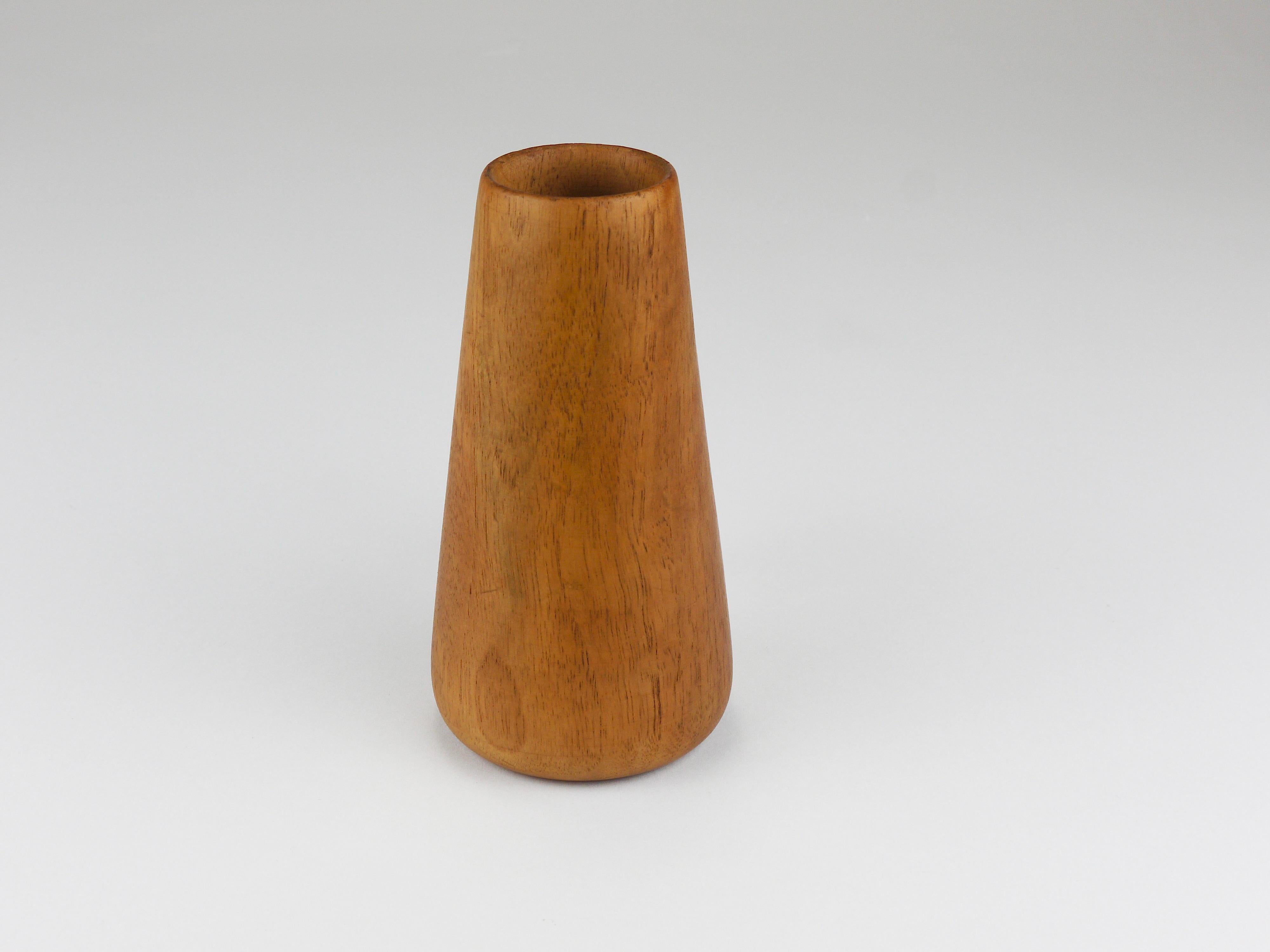 Carl Auböck Strohhalmhalter & Korkenzieher, Nussbaum & Messing, Österreich, Mitte des Jahrhunderts, 1950 im Angebot 6