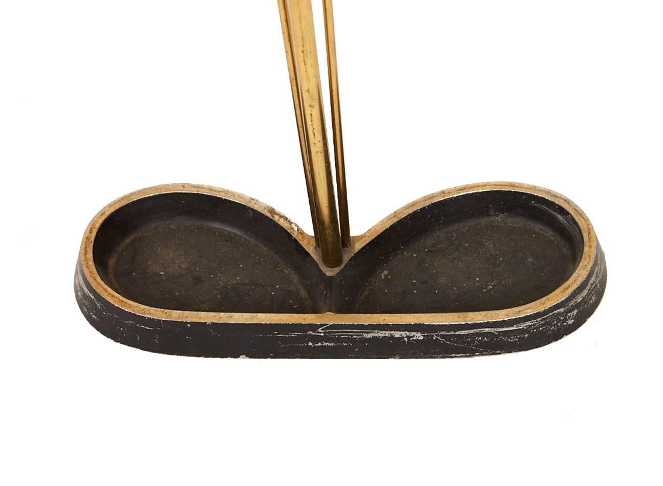 Carl Auböck Style Austrian Umbrella Holder In Good Condition For Sale In New York, NY