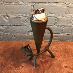 Brass Cat Table Lighter