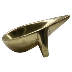 Portapipa de latón estilo Carl Aubock, Italia años 50