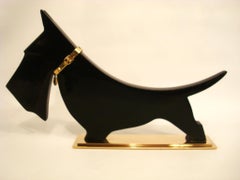 Scultura in stile Scotch Terrier Art Deco degli anni '20 di Carl Auböck