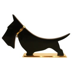 Scultura in stile Scotch Terrier Art Deco degli anni '20 di Carl Auböck